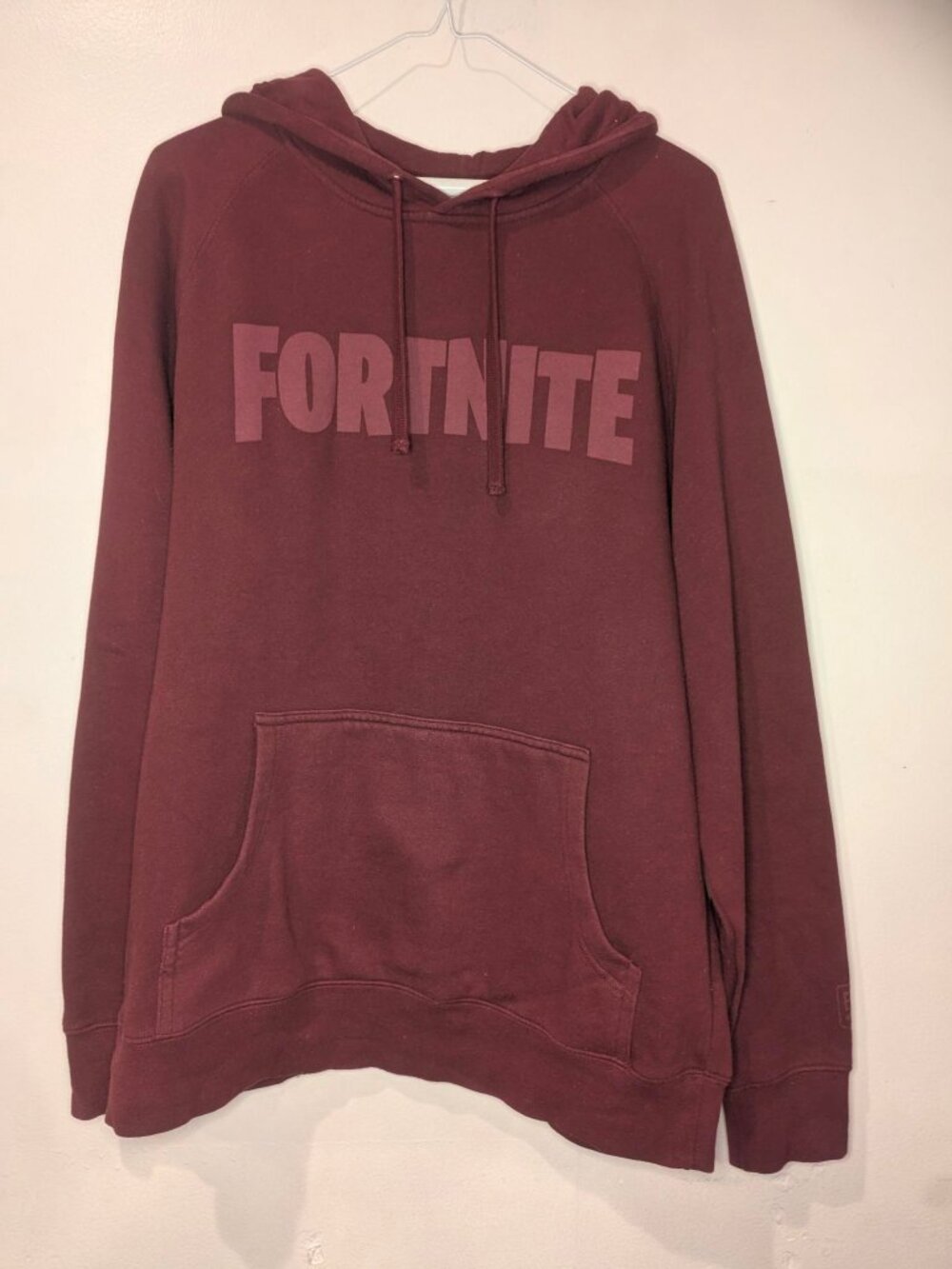 RARE Epic Games Employee Exclusive Fortnite Arch Logo Hoodie (Maroon, Medium)